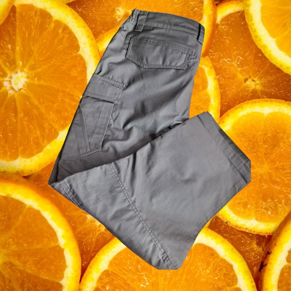 FREE SOLDIER Tactical Cargo Work Pants Relaxed‎ Fit Multi-Pocket Gray 38W/28L